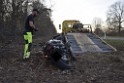 Schwerer VU Krad Fahrrad Koeln Porz Alte Koelnerstr P279